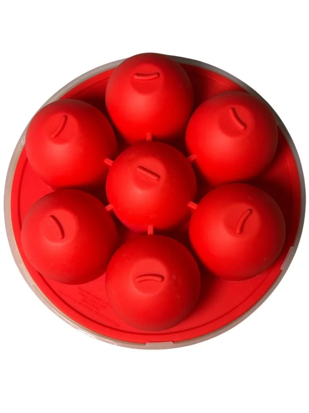 Instant Pot Silicone Egg Bites Mold With Lid Red BPA-Free Dishwasher Safe